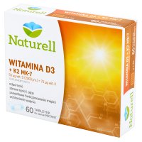Naturell Witamina D3+K2 MK-7 60 tabletek do ssania