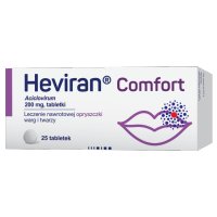 Heviran Comfort 200 mg, 25 tabletek