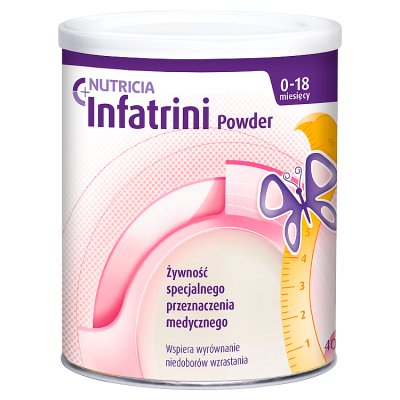 Infatrini Powder, na zaburzenia wzrastania, 0-18 miesięcy, proszek, 400 g