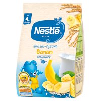 Nestle, kaszka mleczno-ryżowa, banan, po 4 miesiącu, 230g