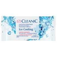 CLEANIC ICE COOLING Chusteczki odświeżające z efektem chłodzenia 15 szt.