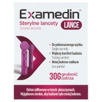 Examedin Lance, sterylne lancety 30G, 100 sztuk