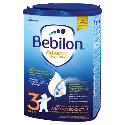 Bebilon Junior z Pronutra 3 (powyżej 1 roku) 800 g