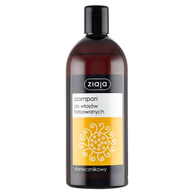 Ziaja Włosy szampon do włosów farbowanych słonecznikowy 500 ml