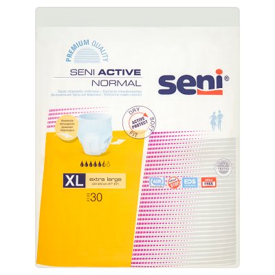Majtki chłonne Seni Active Normal XL, 30 sztuk