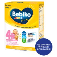 Bebiko junior 4R, z kleikiem ryżowym, 600 g