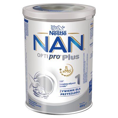 Nestle Nan Optipro Plus HM-0 1, mleko początkowe, od urodzenia, 400g