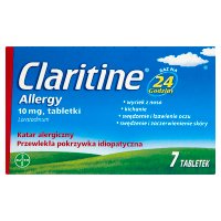Claritine Allergy 10mg , 7 tabletek