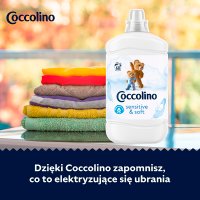 Coccolino Sensitive&Soft, płyn do płukania, 1700ml