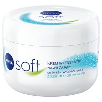 Nivea SOFT, krem intensywnie nawilżający do twarzy i ciała, 375 ml