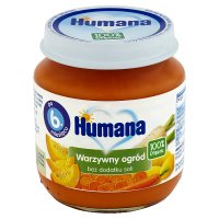 Humana 100% Organic, Warzywny ogród, 125 g