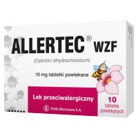 Allertec WZF 10 mg, 10 tabletek powlekanych
