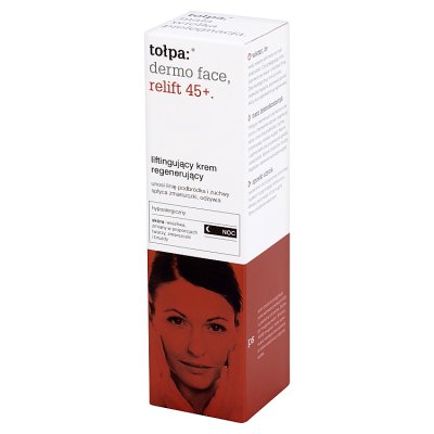 Tołpa Dermo Face Relift 45+,krem,lifting,regener,n/noc,40ml