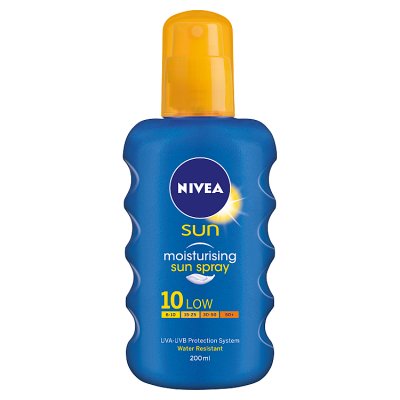 Nivea Sun, spray, do opalania,SPF 10, 200 ml