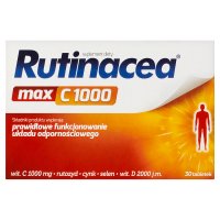 Rutinacea MAX C 1000, 30 tabletek