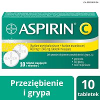 Aspirin BAYER C 10 tabletek musujących