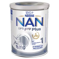 Nestle Nan Optipro Plus HM-0 1, mleko początkowe, od urodzenia, 800g
