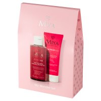 Miya Cosmetics Wonder Set zestaw - odżywczy krem do twarzy z olejkiem z róży + tonik z retinolem roślinnym 2% 150 ml