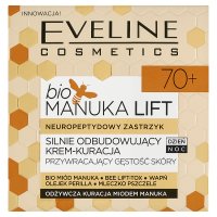 Eveline Bio Manuka 70+ Krem-kuracja odbudowujący wygładzający zmarszczki na dzień i noc 50ml