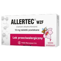 Allertec WZF 10 mg , 7 tabletek
