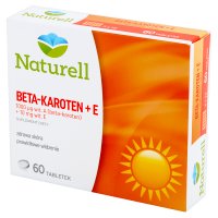 Naturell Beta Karoten + E, 60 tabletek