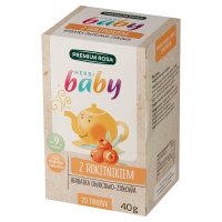 Herbi Baby, herbatka z rokitnikiem, dla dzieci i niemowląt od 9 miesiąca życia, 20 saszetek