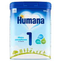 Humana 1 mleko początkowe  od urodzenia, 750g