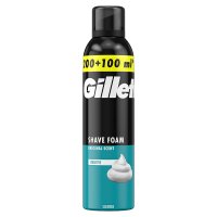 GILLETTE PIANKA D/GOL. 300ML SHAVE FOAM SENSITIVE&