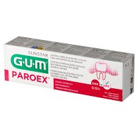 SUNSTAR GUM Paroex 0,12% CHX Pasta do zębów do codziennej ochrony, 75 ml