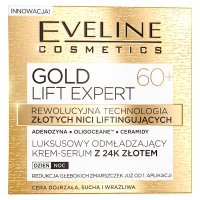 Eveline Gold Lift Expert 60+ Krem-serum odmładzający na dzień i noc  50ml
