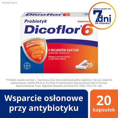Dicoflor 6, 20 kapsułek