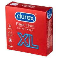 Prezerwatywy durex Feel Thin Extra Large XL x 3 szt