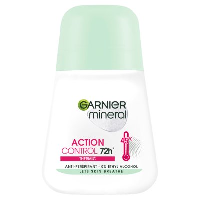 Garnier Mineral Dezodorant roll-on Action Control 72h - Thermic  50ml