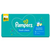 Pampers chusteczki nawilżane Fresh Clean 6 x 80 szt (6-pack)