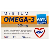 Meritum Omega-3 1000mg, 60 kapsułek