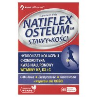 Natiflex Osteum, Stawy + Kości, 60 kapsułek