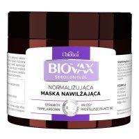 L'Biotica Biovax Sebocontrol, normalizująca maska nawilżająca, 250ml