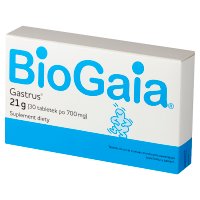 BioGaia Gastrus 30 tabletek do żucia o smaku mandarynki
