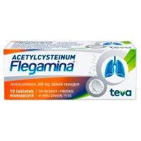 Acetylcysteinum Flegamina 600 mg, 10 tabletek musujących