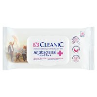 Chusteczki odświeżające Cleanic Antibacterial Travel Pack z płynem antybakteryjnym 40 sztuk
