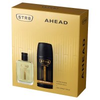 STR 8 Ahead Zestaw prezentowy (dezodorant spray 150ml+płyn po goleniu 50ml)