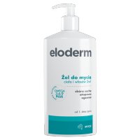 Eloderm Żel do mycia ciała i włosów 2w1 od 1. dnia życia 400 ml