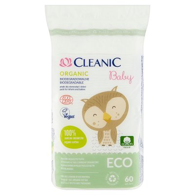 Cleanic Baby ECO Organic płatki dla niemowląt i dzieci x 60 szt