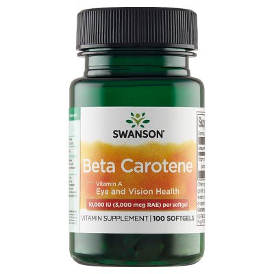 SWANSON Beta Carotene  10000 IU 100 kapsułek