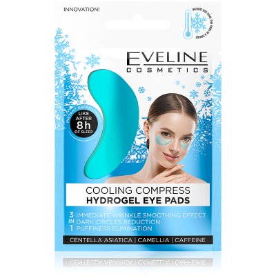 Eveline hydrożelowe płatki pod oczy  - chłodzący kompres x 2 szt