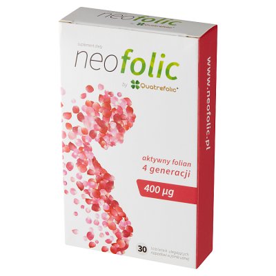 Neofolic, 30 tabletek ulegających rozpadowi w jamie ustnej