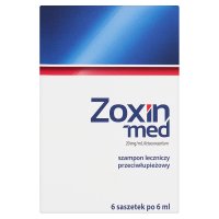 Zoxin-Med szampon przeciwłupieżowy 6 saszetek po 6 ml