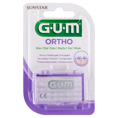 SUNSTAR GUM Ortho Wax Wosk ortodontyczny, 1 sztuka
