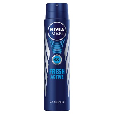 Nivea For Men, deo, antyp.,Fresh Active,spray, 250 ml