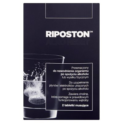 Riposton Alko Reset 2 tabletek musujących